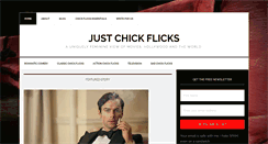 Desktop Screenshot of justchickflicks.com