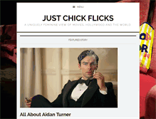 Tablet Screenshot of justchickflicks.com